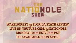 WAKE FOREST @ FLORIDA STATE GAME REVIEW