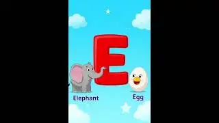 Alphabet sounds E #alphabet #abcd #sensory #preschoolsongs