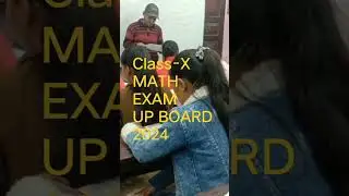 Math ka exam dete hue Class10 के students/upboard2024/#shorts #maths #math #mathematics #class10 #yt