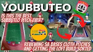 Reviewing a Subbuteo Pitch from SA Bases and Finishing the Loft Stadium Build on Youbbuteo