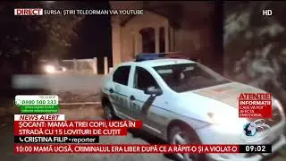 Mamă ucisă de fostul soț: criminalul era în libertate după ce a răpit-o și a agresat-o