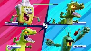 SpongeBob/Reptar Vs Mecha Plankton/Reptar|Nickelodeon All-Star Brawl 2