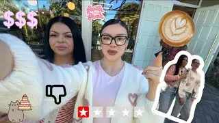 Coffee Shop + Brunch 💗 (Sisters bday edition) VLOG ✨