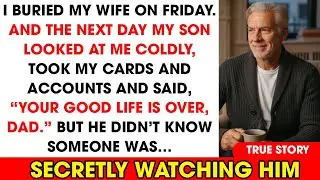 After my wife passed away, my son said to me Dad, your good life is over! But he didnt know...
