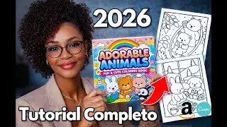 Como Criar Livro de Colorir Estilo Bobbie Goodies para Vender na Amazon KDP e Etsy Completo