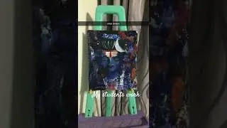my student recreated my artwork #artist #art #viralshorts #acrylicpainting #shivji #youtube