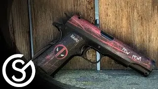 GunSkins 1911 Pistol Accent Skin Install Tutorial DIY 3M Vinyl Wrap with Precut Pieces