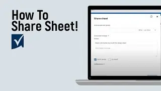 How to Share Sheet in Smartsheet Account [easy]
