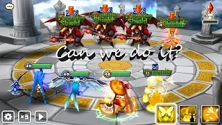AI Summoners War - 3 Rakans & Fria on the Arena
