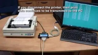 PT8 Dot Matrix Print Capture Device While Using Printer