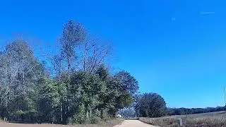 Dirt Road Dashcam Drive in Burke County, GA | Before the Storm