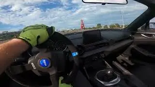 Angels Stadium Autocross Run | Chance Asue Driving a 2021 Mazda Miata