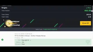 PROOF OF SUCCESS RATE OF MY BETTING ALGORITHM WITH REAL TIME SOCCER DATA.