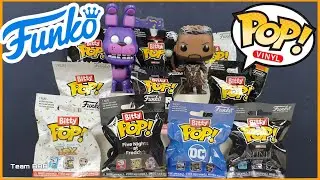 TEENY TINY ITTY BITTY FUNKO POPS! Unboxing Bitty Pop Blind Bags FNAF TMNT Marvel Disney DC