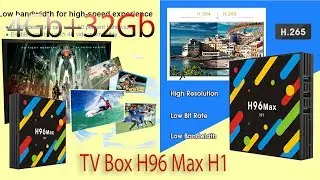 Новинка TV Box H96 Max H1 с мощными характеристиками на Android 7.1 Обзор