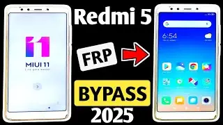 Redmi 5 Google Account Bypass Without PC l Mi 5 Frp Bypass | 100% Working Method 2025
