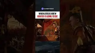 Когда Атрей видит пророчество о смерти Кратоса в God of War Ragnarok #shorts