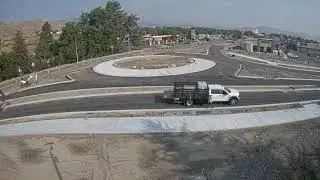 South Carson Street Roundabout Construction Time-lapse