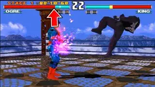 Приём восстановления здоровья в Tekken 3: Огр в роли Супермена | Игра TEKKEN 3