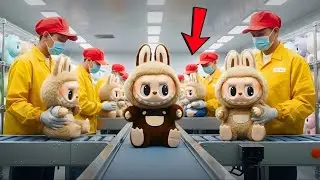 Inside The Labubu Doll Factory | Million Dollars Company Makes Labubu Dolls