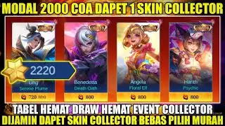 HOW TO SAVE ON MLBB SKIN COLLECTOR DRAW WITH FREE CHOOSE AT A CHEAP PRICE! JUST 2000 COA CAPITAL ...