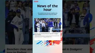 Breaking News: Benches clear and Dave Roberts is ejected in Dodgers' loss to Padres #dodgers