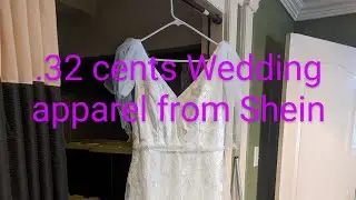 Shein Wedding Bridesmaids dress unboxing I paid less than a $1
