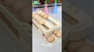 Rolling Eggs Storage Rack #shorts #youtubeshorts #rolling #eggs #storage #rack #kitchen
