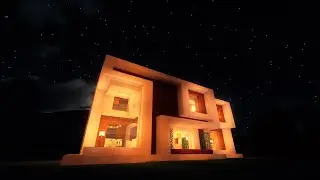 MINECRAFT: BUILDING SIMPLE MEDIUM MODERN HOUSE | МАЙНКРАФТ: КАК ПОСТРОИТЬ ЛЕГКИЙ СОВРЕМЕННЫЙ ДОМ