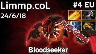 Limmp [coL] Bloodseeker - Dota 2 Full Game 7.19