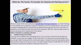 Commercial Painting Services Santa Barbara  | Santa Barbara Painting Contractors