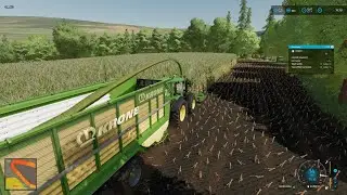 FS 22 Pennsylvania Pig & Dairy Farm * 4 * Chaffing Corn w/ Pottinger Mex 5 & Rolling