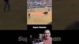 Super Human VS Bull Charge!!!