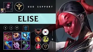 Elise Support vs Rell - KR Grandmaster Patch 26.01