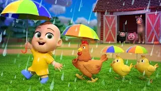 Rain, Rain Go Away (Farm Vesrion) | Newborn Baby Songs & Nursery Rhymes
