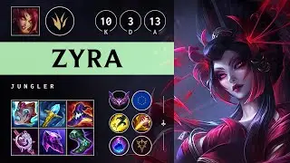 Zyra Jungle vs Jarvan IV: Rampage - EUW Master Patch 14.19