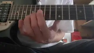 She sings in the morning by pierce the veil SOLO (by ear) played slow, tutorial.