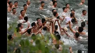 Duanwu Festival |Fighting for a duck| #Fun Traditional | Dragon Boat Festival