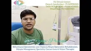 Neuro Vision Therapy success stories in Optic Atrophy - Manish Kumar