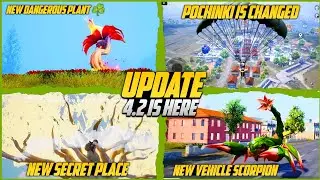 4.2 ( FOREST ) Update Is Here | New Scorpion Vehicle And New Secret Place | POCHINKI Change ✅ |PUBGM
