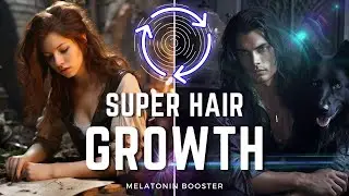 Super Hair Growth | Melatonin Booster | Grow Thick and Healthy Hair | Subliminal | 8Hz Alpha