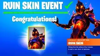 NEW RUIN SKIN EVENT LOCATION in Fortnite Season 8.. (Ruin is Coming Discovery Challenges)