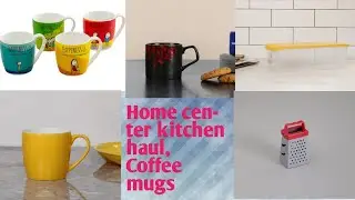 Homecentre/Amazon kitchen haul/ cups