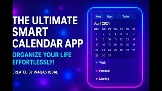 ✨📅 The Ultimate Smart Calendar App &ndash; Organize Your Life Effortlessly! 🔔⚡
