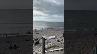 Так выглядит пляж на курорте для богачей в Nida, Литва #lietuva #neringa