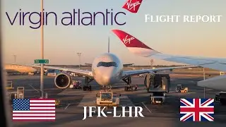 Scones and Tea in Economy?? | Virgin Atlantic Flight Report from JFK to LHR 🛫