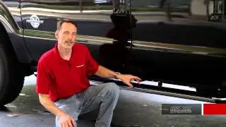 Ford SuperDuty Running Boards - Ionic Gladiator - AutoCustoms.com