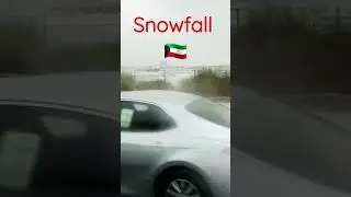 kuwait 🇰🇼 Snowfall #hail #indianmominkuwait | Rain In Kuwait