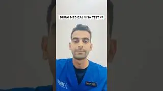 Dubai medical visa test easy process #dubai #dubaimedical #medicaltest #india