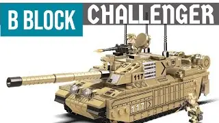 WOMA C0117 Challenger 2 Main Tank Building Block Speed Build | Lego Competitor